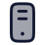 Pccase icon with duotone rounded style
