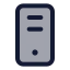 Pccase icon with duotone standard style
