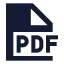 Pdf icon with solid sharp style