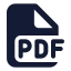 Pdf icon with solid standard style