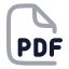 Pdf icon with twotone rounded style