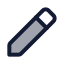 Pen icon with duotone standard style