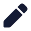 Pen icon with solid standard style