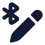 Penconnectbluetooth icon with solid rounded style