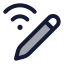 Penconnectwifi icon with duotone standard style