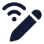 Penconnectwifi icon with solid standard style