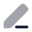 Penline icon with bulk rounded style