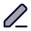 Penline icon with duotone standard style