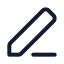Penline icon with stroke standard style
