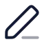 Penline icon with twotone rounded style