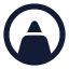 Pentool icon with solid rounded style