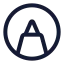 Pentool icon with stroke standard style