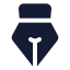 Pentool icon with solid standard style