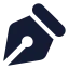 Pentool icon with solid standard style