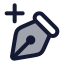 Pentooladd icon with duotone rounded style