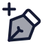 Pentooladd icon with duotone standard style