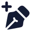 Pentooladd icon with solid rounded style
