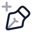 Pentooladd icon with twotone rounded style