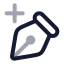 Pentooladd icon with twotone rounded style