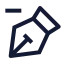 Pentoolminus icon with stroke sharp style