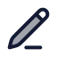 Penciledit icon with duotone rounded style