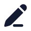 Penciledit icon with solid rounded style