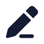 Penciledit icon with solid standard style