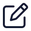 Penciledit icon with stroke standard style