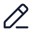 Pencilline icon with stroke standard style