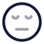 Pensive icon with twotone rounded style