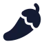 Pepper icon with solid standard style