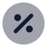 Percent Circle icon preview