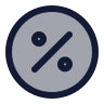 Percent Circle icon preview