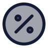Percent Circle icon preview