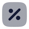 Percent Square icon preview
