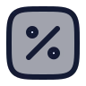 Percent Square icon preview