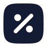 Percent Square icon preview