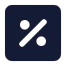 Percent Square icon preview