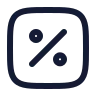 Percent Square icon preview