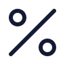 Percent icon preview