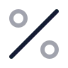 Percent icon preview