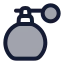 Perfume icon with duotone rounded style