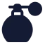 Perfume icon with solid standard style