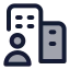 Permanentjob icon with duotone standard style