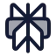 Perplexityai icon with duotone rounded style
