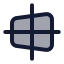Perspective icon with duotone standard style