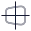 Perspective icon with twotone rounded style