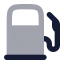 Petrolpump icon with bulk rounded style
