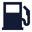 Petrolpump icon with solid sharp style