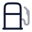 Petrolpump icon with twotone rounded style
